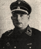 Curt Benn (Jg.1897): galt als Chef des Sicherheitsdiensts der SS (SD); das Verfahren gegen ihn wurde 1950 eingestellt