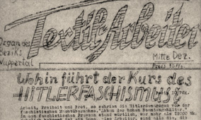 Deutsche Textil-Arbeiter Zeitung von Dezember 1934
